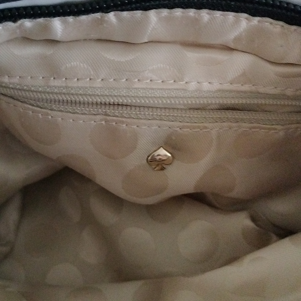 Kate Spade Black and White Striped Cross Body Bag - Picture 7 of 13
